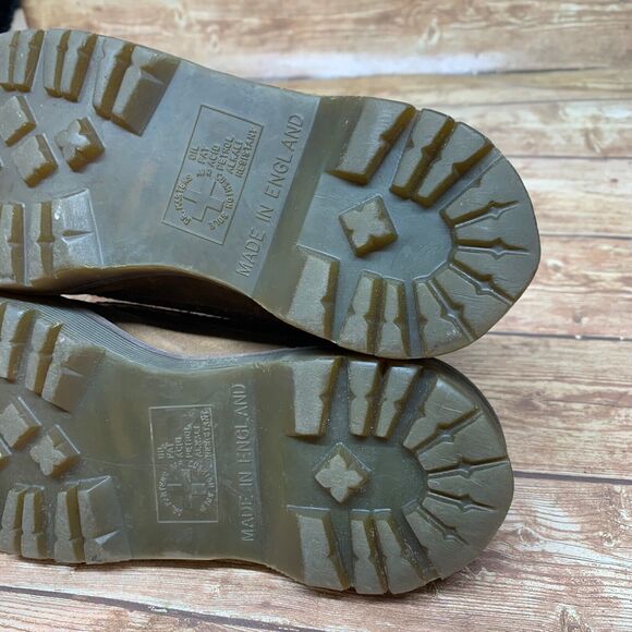 Dr Martens Brown Leather Brogue Shoes 3989 / 34 UK 6 - Made in England - Picture 5 of 14